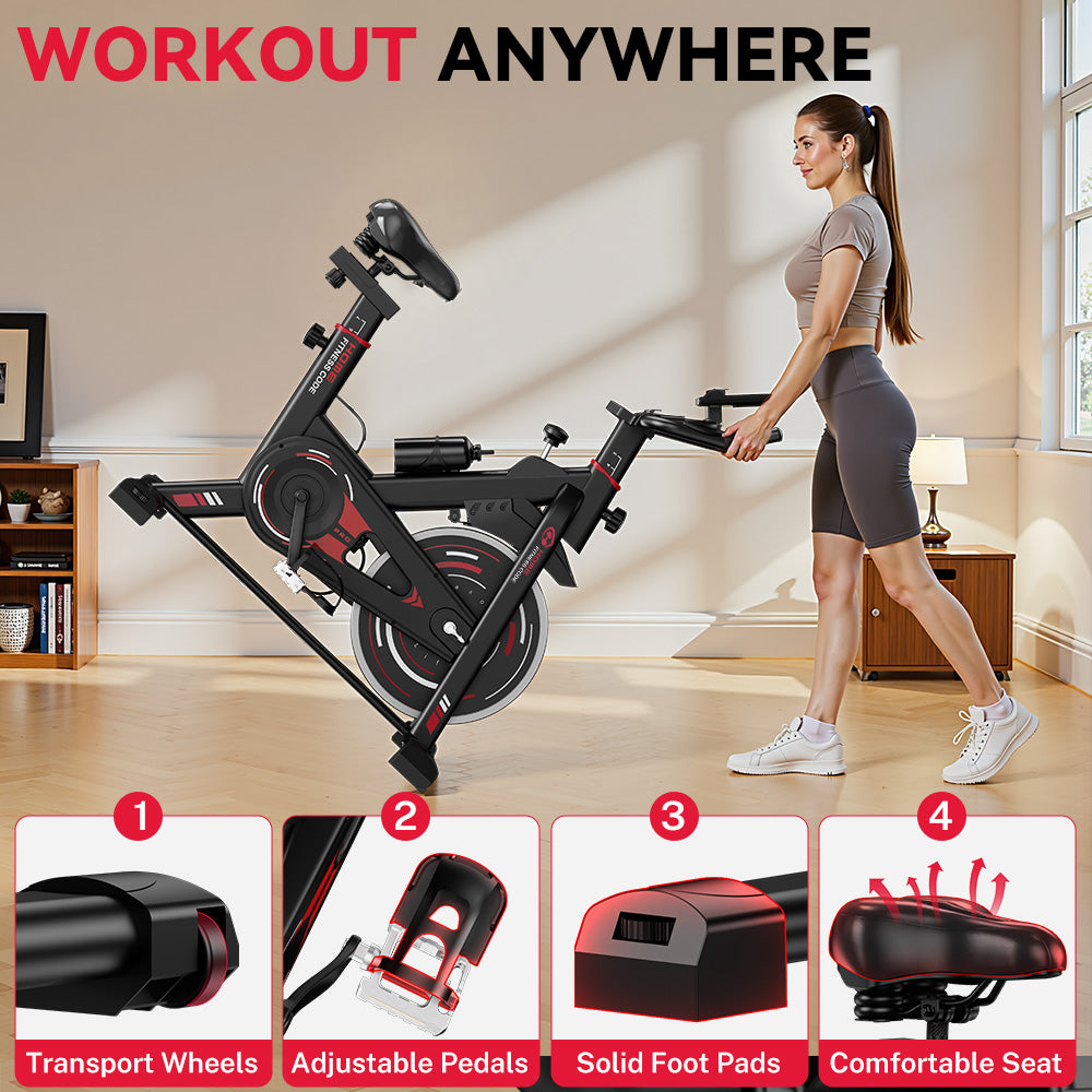 Stationary Exercise Bike (2025 New Version)