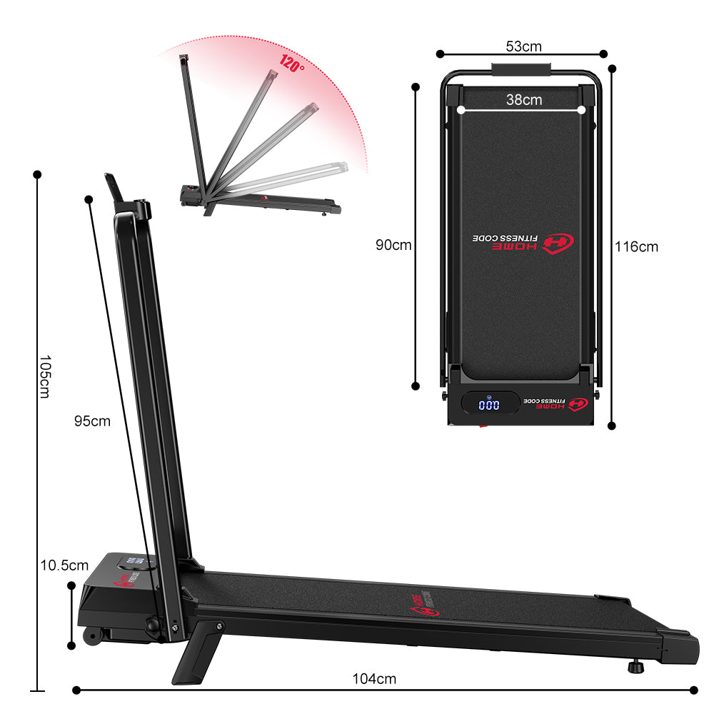 Treadmill T7, Speed 1-6KM/H, 5% Manual Incline