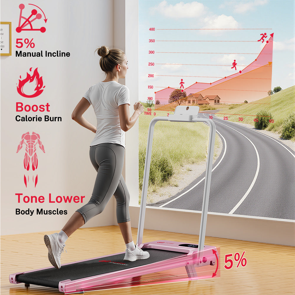Treadmill T7, Speed 1-6KM/H, 5% Manual Incline
