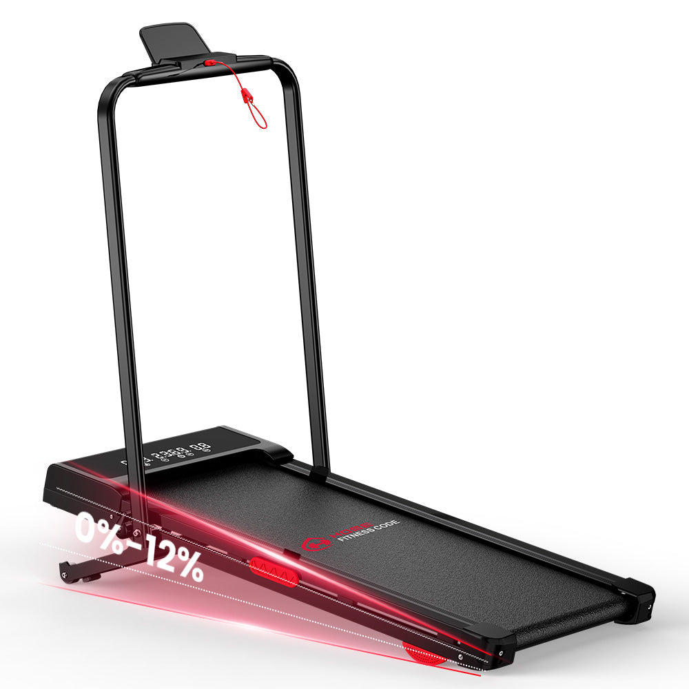 Folding Treadmill Y3 with Brushless Motor, 12% Auto Incline