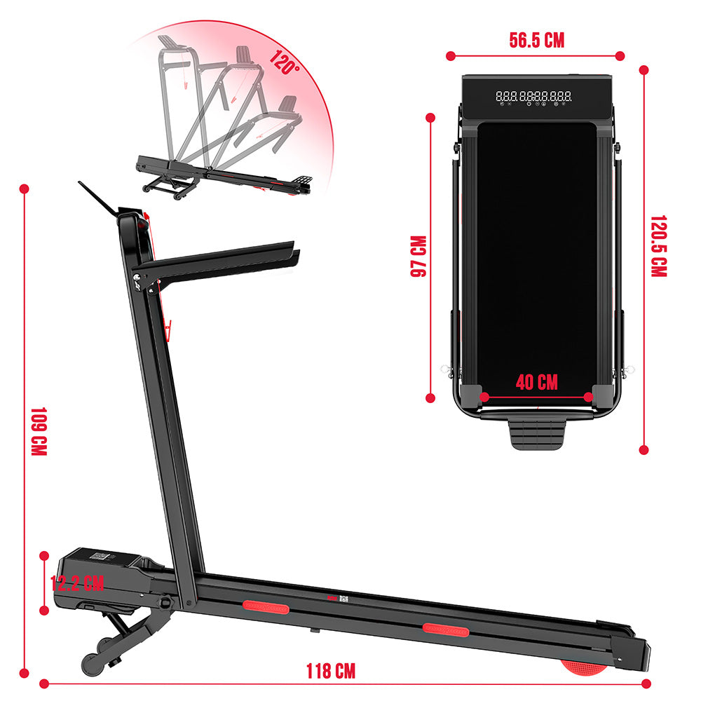 Treadmill Y5 with Brushless Motor, 0%-15% Auto Incline