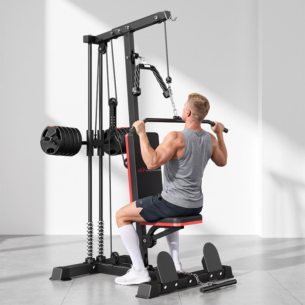 Lat Pulldown & Row Cable Machine