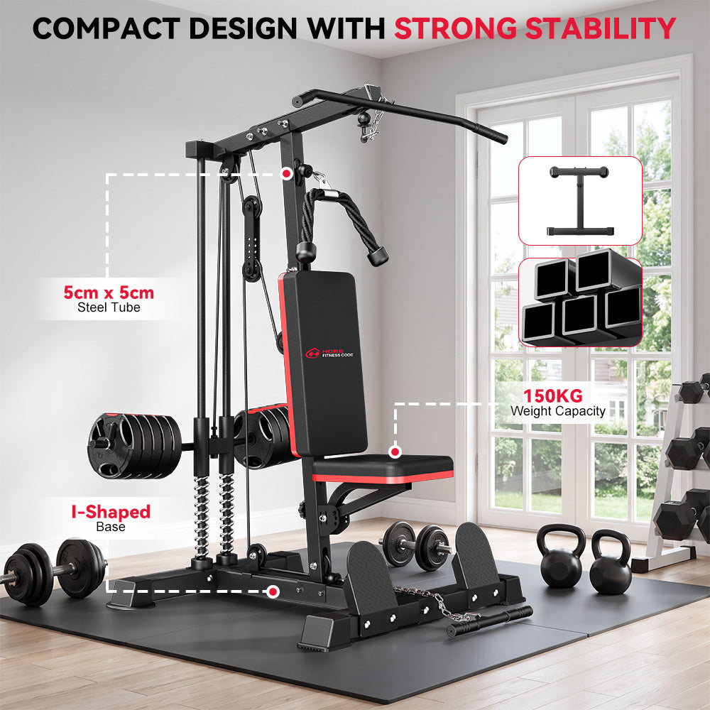 Lat Pulldown & Row Cable Machine