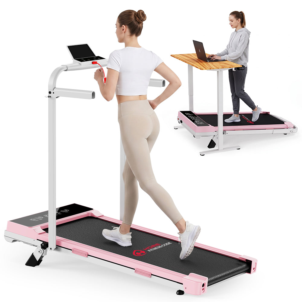 Folding Treadmill Q2 Pro with 5% Manual Incline, Speed 1-10KM/H (New Version)