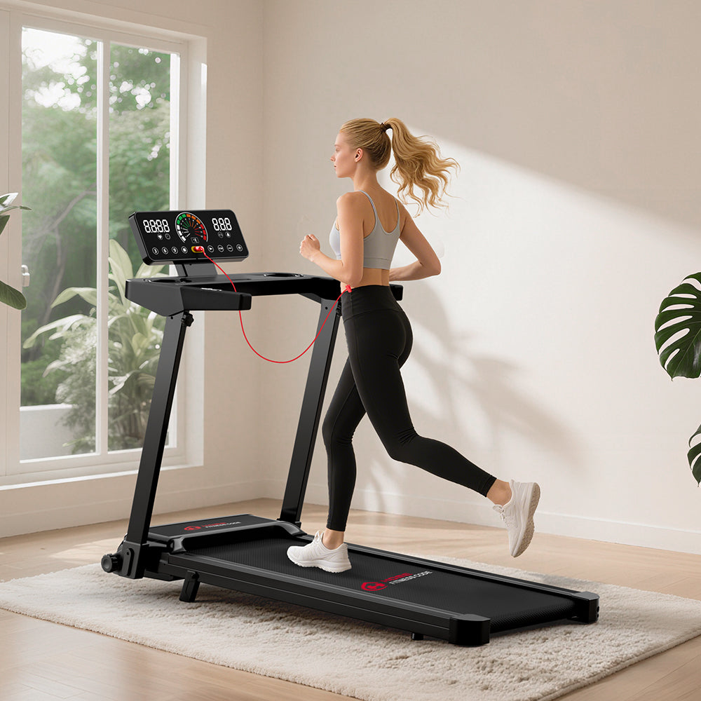 Folding Treadmill Q8, Speed 1-12KM/H, 5% Manual Incline