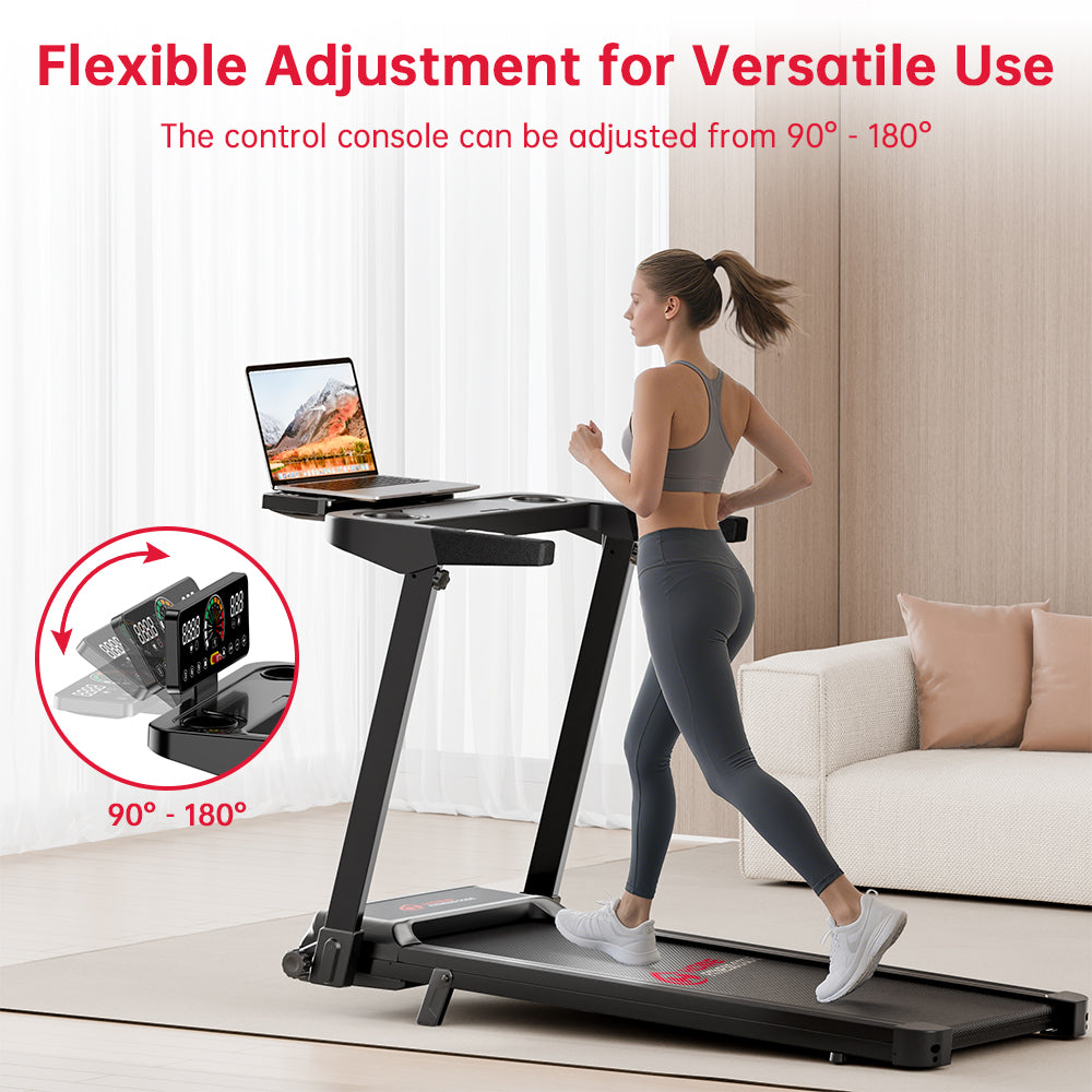 Folding Treadmill Q8, Speed 1-12KM/H, 5% Manual Incline