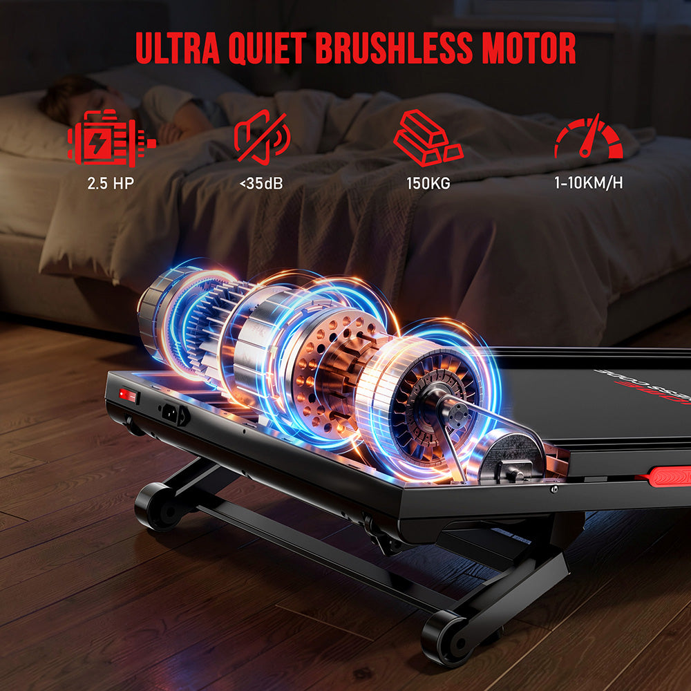 Treadmill Y5 with Brushless Motor, Speed 1-10KM/H, 0%-15% Auto Incline