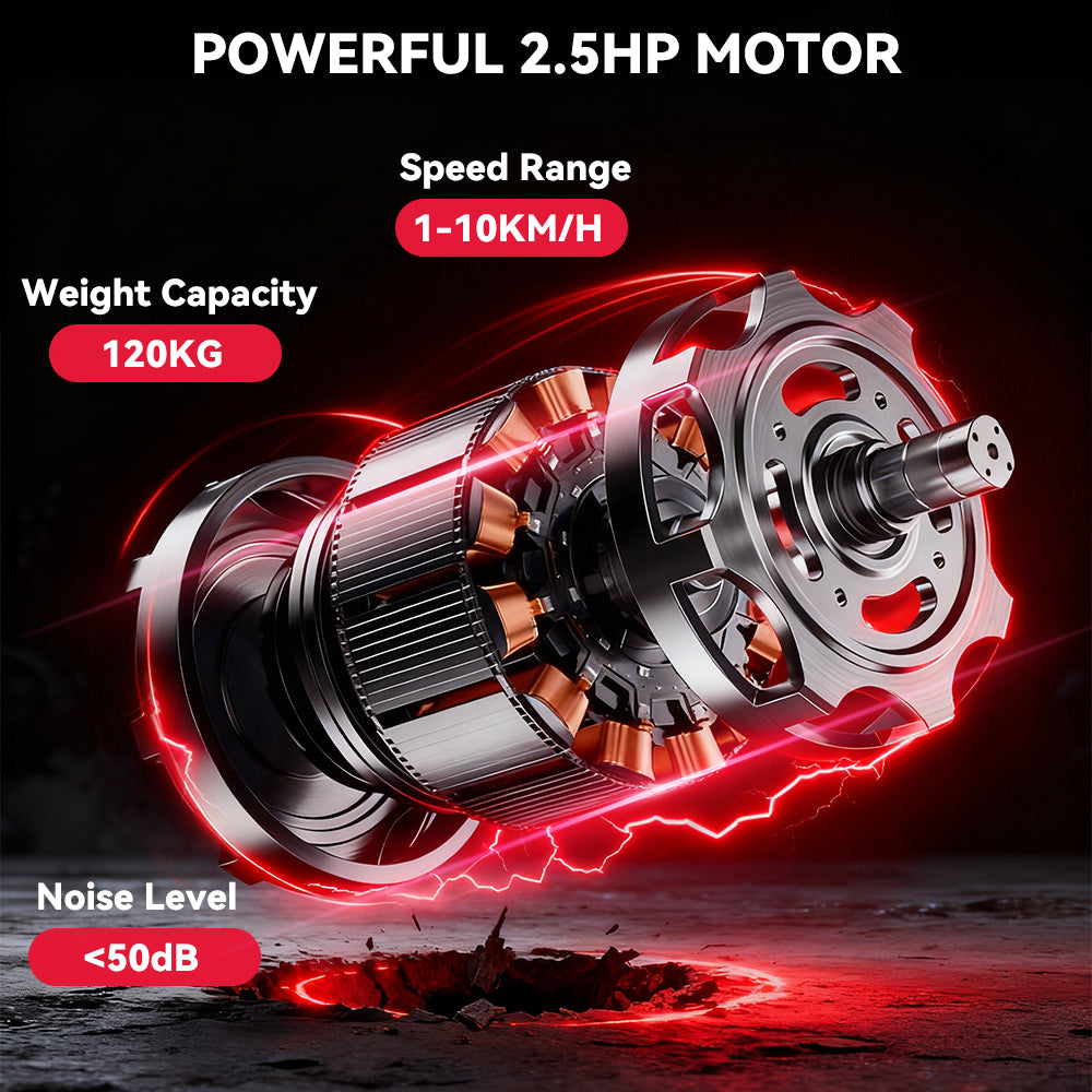 Treadmill C1, Speed 1-10KM/H, 5% Manual Incline