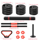 4 In 1 Multifunctional Dumbbell Set
