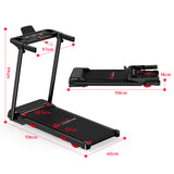 Folding Treadmill Q5 with Incline, Brushless Motor, Speed 1-12KM/H
