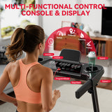 Folding Treadmill Q5 with Incline, Brushless Motor, Speed 1-12KM/H