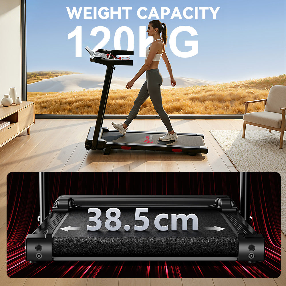 Folding Treadmill Q5 with Incline, Brushless Motor, Speed 1-12KM/H