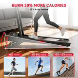 Folding Treadmill Y3 with Brushless Motor, 12% Auto Incline
