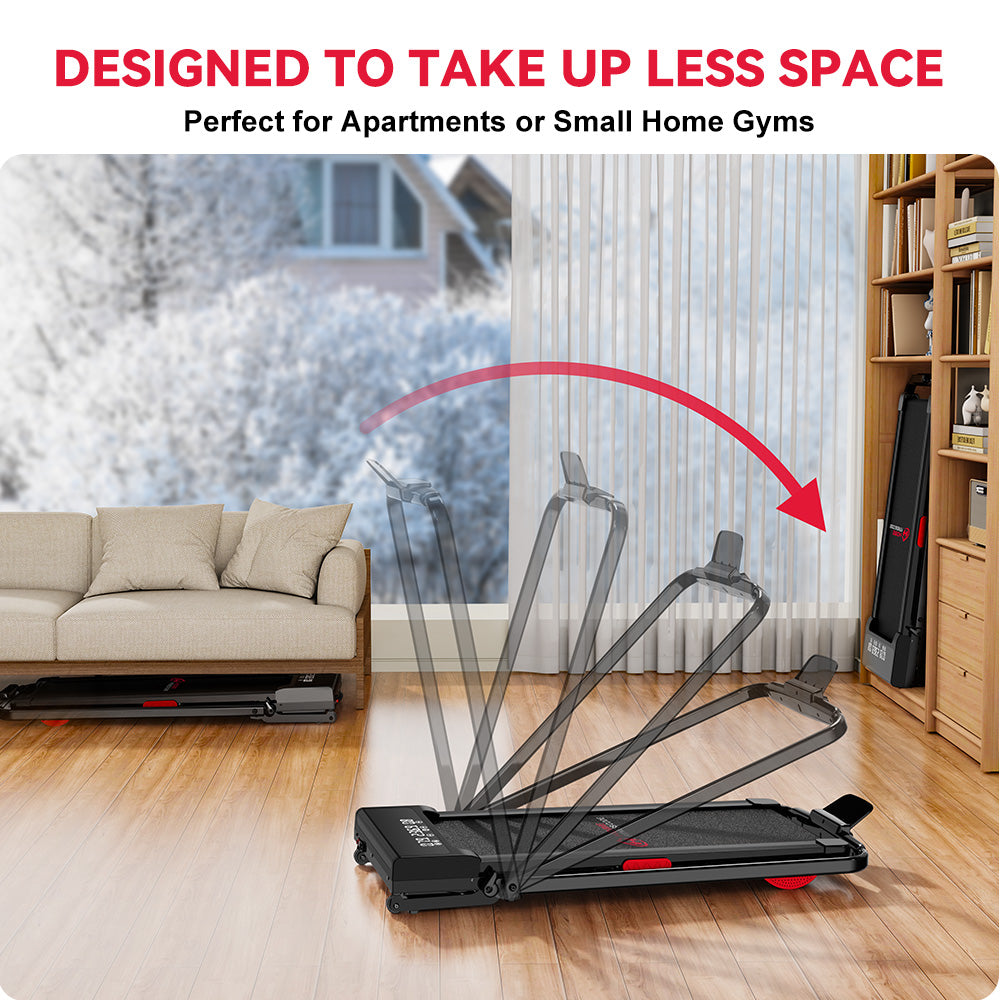 Folding Treadmill Y3 with Brushless Motor, 12% Auto Incline