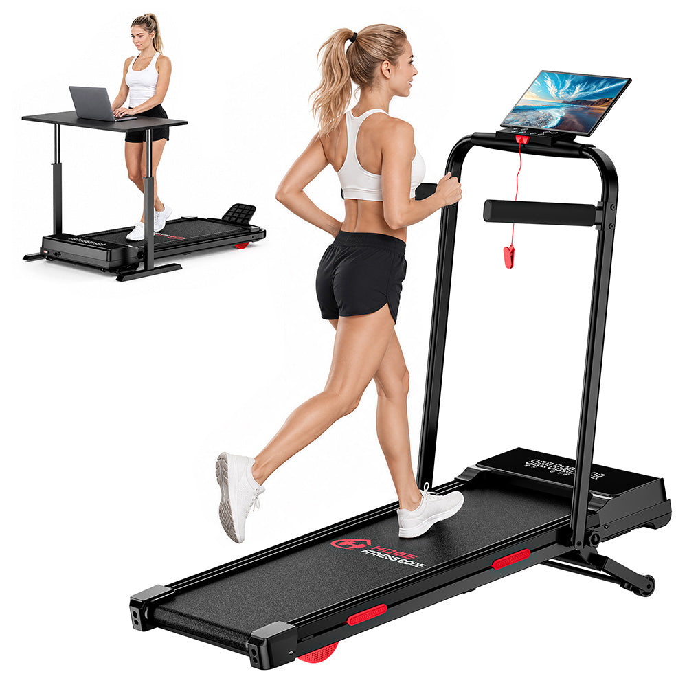 Folding Treadmill Y5 with Brushless Motor, 0%-15% Auto Incline