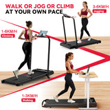 Folding Treadmill Z3 with Brushless Motor, Speed 1-6KM/H, 5% Manual Incline