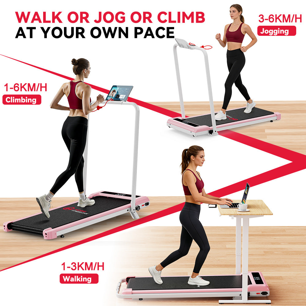 Folding Treadmill Z3 with Brushless Motor, Speed 1-6KM/H, 5% Manual Incline