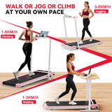Folding Treadmill Z3 with Brushless Motor, Speed 1-6KM/H, 5% Manual Incline
