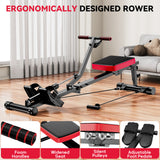 Hydraulic Rowing Machine, 12-Level Resistance