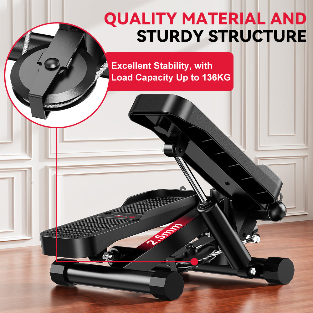 Mini Hydraulic Stepper with Resistance Bands