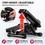 Mini Hydraulic Stepper with Resistance Bands