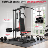 Lat Pulldown & Row Cable Machine