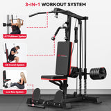 Lat Pulldown & Row Cable Machine