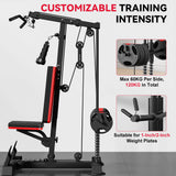 Lat Pulldown & Row Cable Machine
