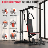 Lat Pulldown & Row Cable Machine