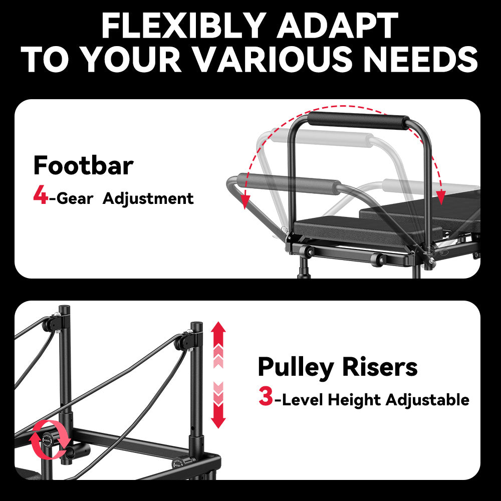 Fodable Pilates Reformer Machine