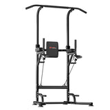 Power Tower Dip Station A1, with Resistance Bands