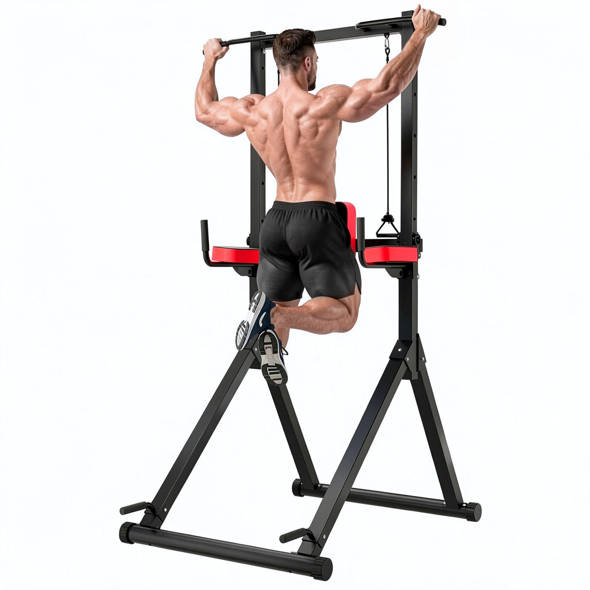 Power Tower Dip Station B1, 12-Level Height Adjustment