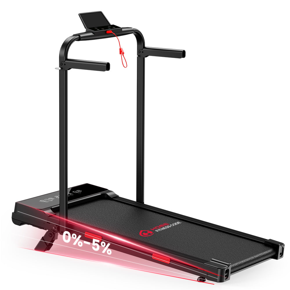 Folding Treadmill Q2 Pro with 5% Manual Incline, Speed 1-10KM/H (New Version)