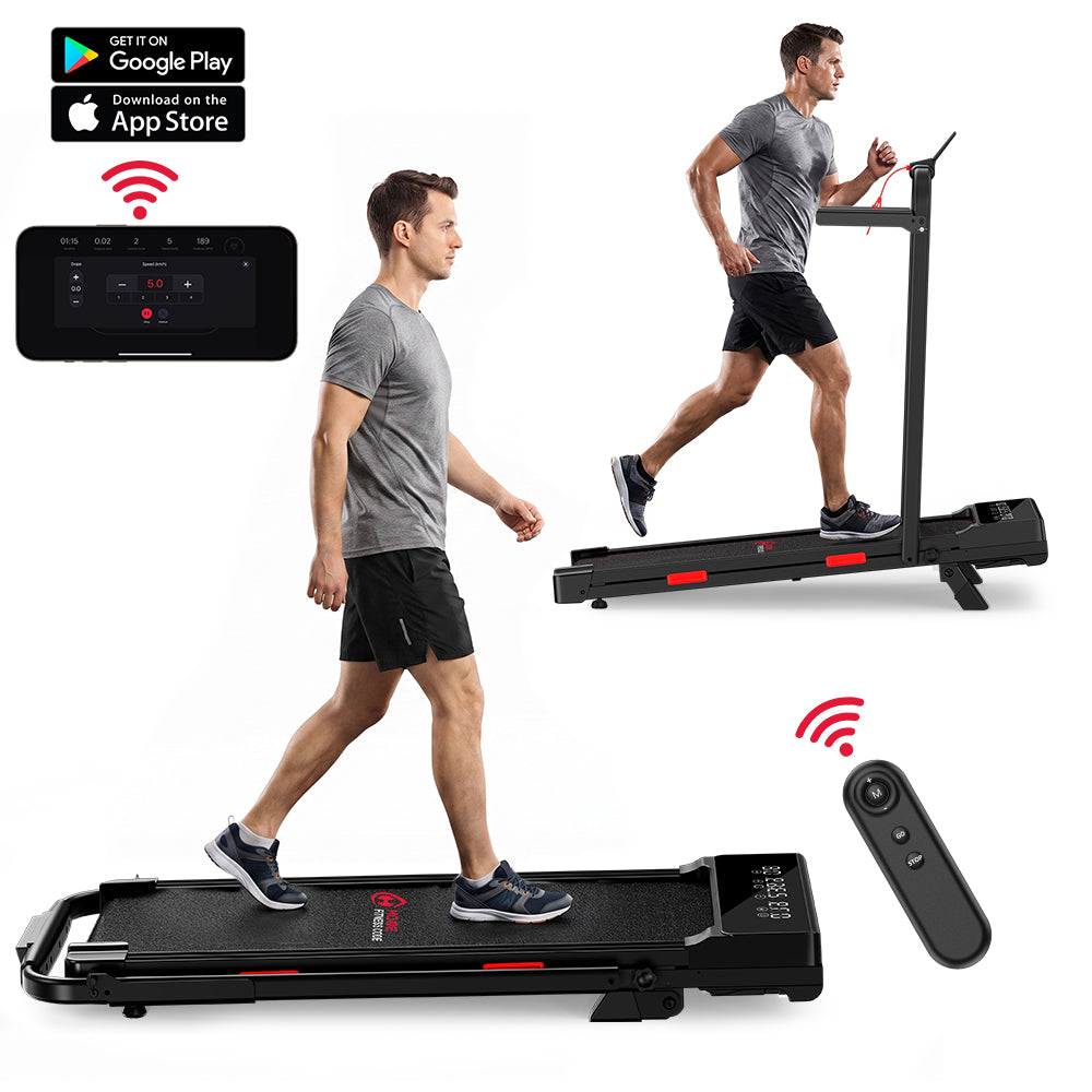 Folding Treadmill Q2 Pro with 5% Manual Incline, Speed 1-10KM/H (New Version)
