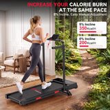 Folding Treadmill Q2 Pro with 5% Manual Incline, Speed 1-10KM/H (New Version)