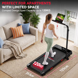 Folding Treadmill Q2 Pro with 5% Manual Incline, Speed 1-10KM/H (New Version)
