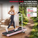 Folding Treadmill Q2 Pro with 5% Manual Incline, Speed 1-10KM/H (New Version)