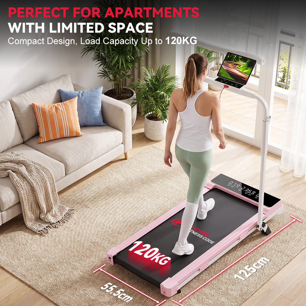 Folding Treadmill Q2 Pro with 5% Manual Incline, Speed 1-10KM/H (New Version)