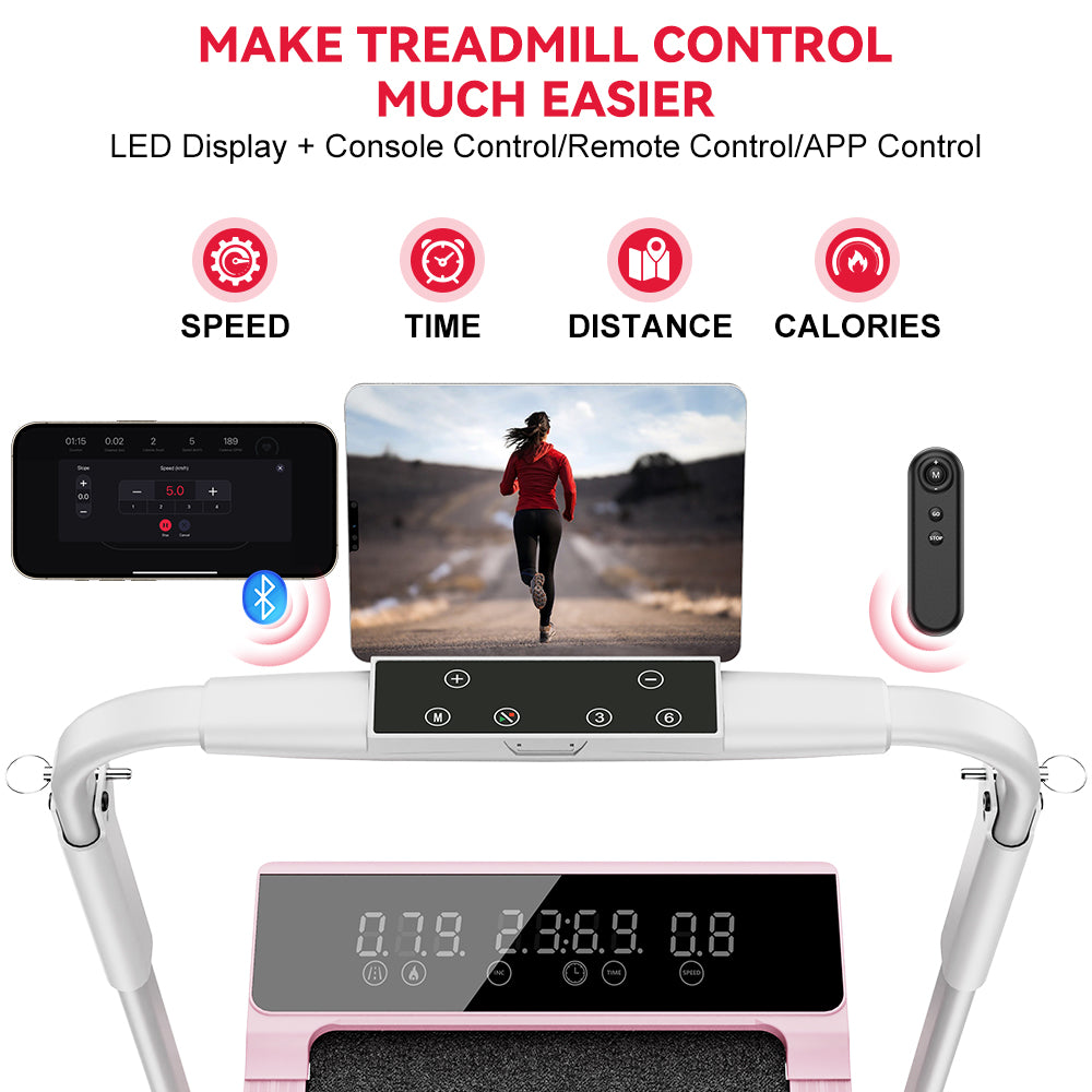 Folding Treadmill Q2 Pro with 5% Manual Incline, Speed 1-10KM/H (New Version)