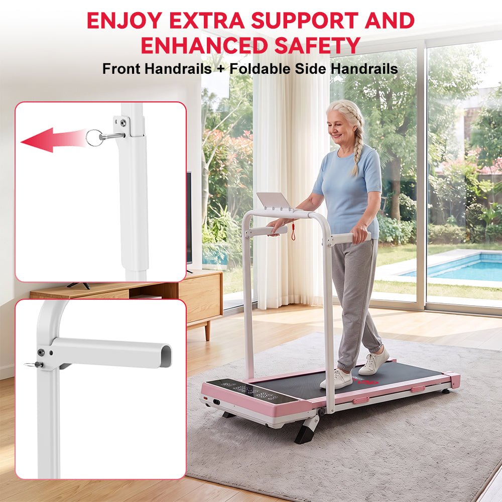 Folding Treadmill Q2 Pro with 5% Manual Incline, Speed 1-10KM/H (New Version)