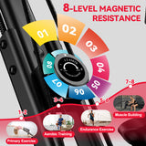 Foldable Exercise Bike, Magnetic Resistance