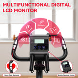 Foldable Exercise Bike, Magnetic Resistance