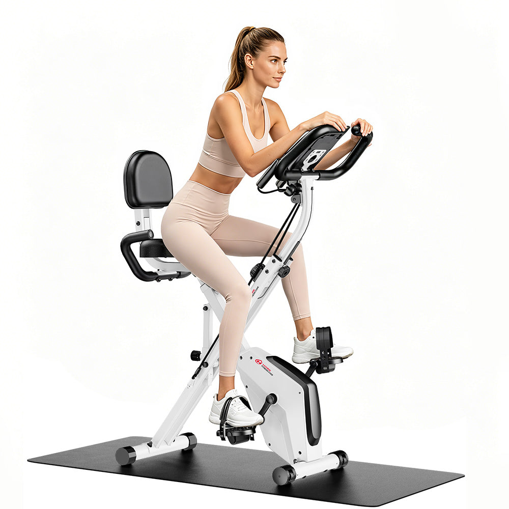 Foldable Exercise Bike, Magnetic Resistance