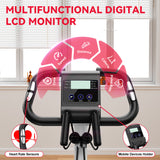 Foldable Exercise Bike, Magnetic Resistance