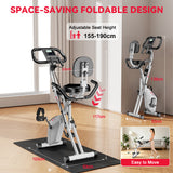 Foldable Exercise Bike, Magnetic Resistance
