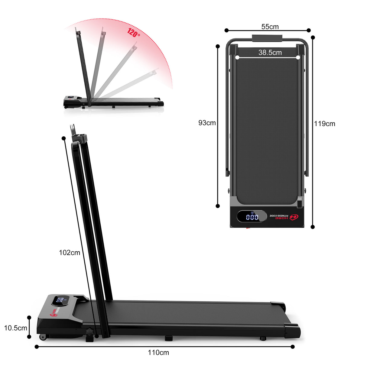 Treadmill T2, Speed 1-6KM/H