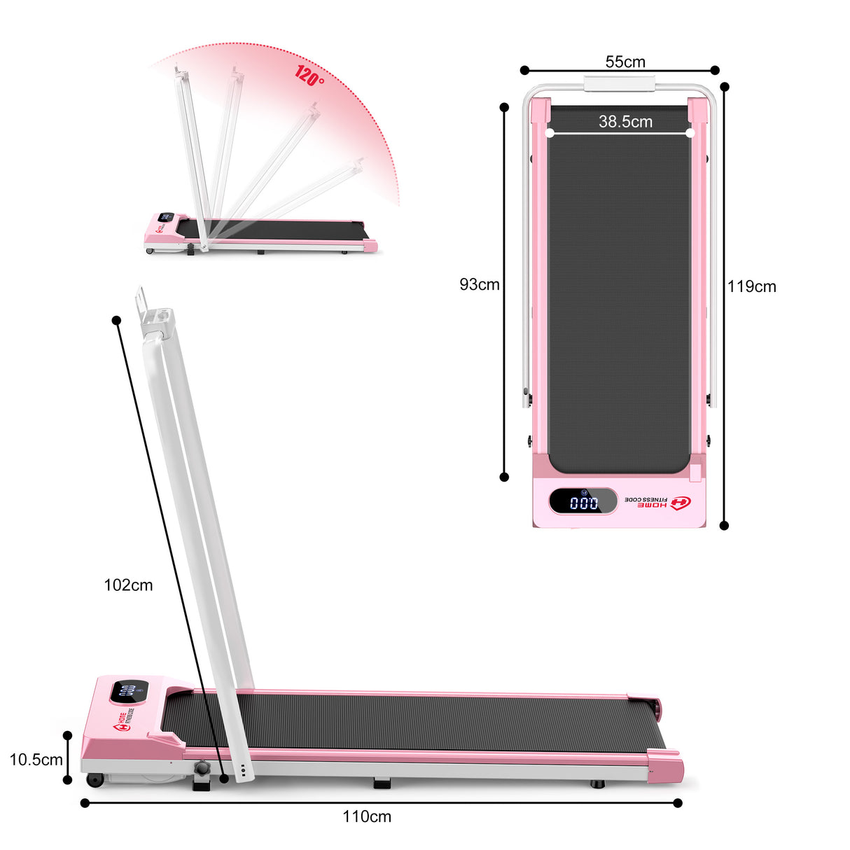 Treadmill T2, Speed 1-6KM/H