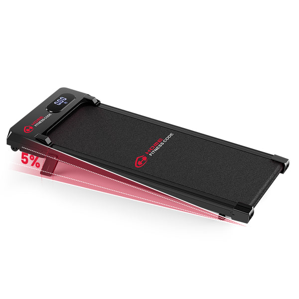 Home Fitness Code T7 walking pad with 5% manual incline