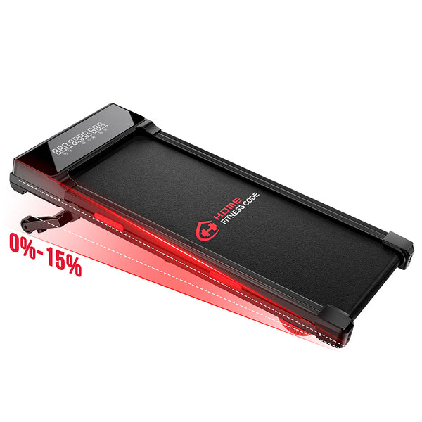 Home Fitness Code Y5 walking pad with 15% automatic incline
