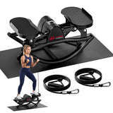 U-Shaped Rock Stepper, with Resistance Bands & Non-Slip Mat